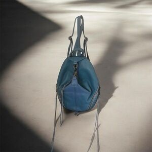 Rebecca Minkoff Teal Leather Backpack